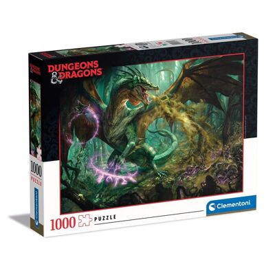 Clementoni 39734 - Puzzle 1000 pièces Donjons et Dragons