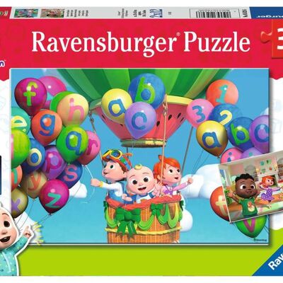 Cocomelon - Aprende y juega - Puzzle 2 x 12 piezas