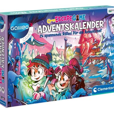 Clementoni 59251- Galieo - Escape Game - Advent Calendar