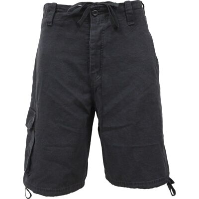 METAL STREETWEAR - Short Cargo Vintage Noir