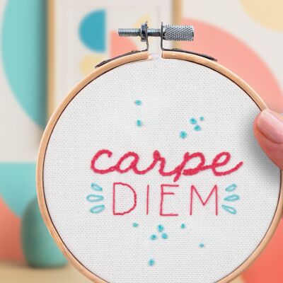 K-0146 - Broderie décorative - Carpe Diem