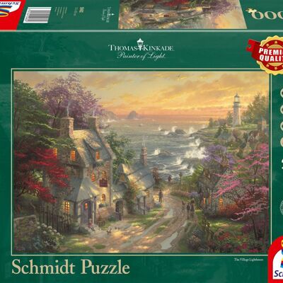 Thomas Kinkade - Le Petit Village au Phare - Puzzle 3000 pièces