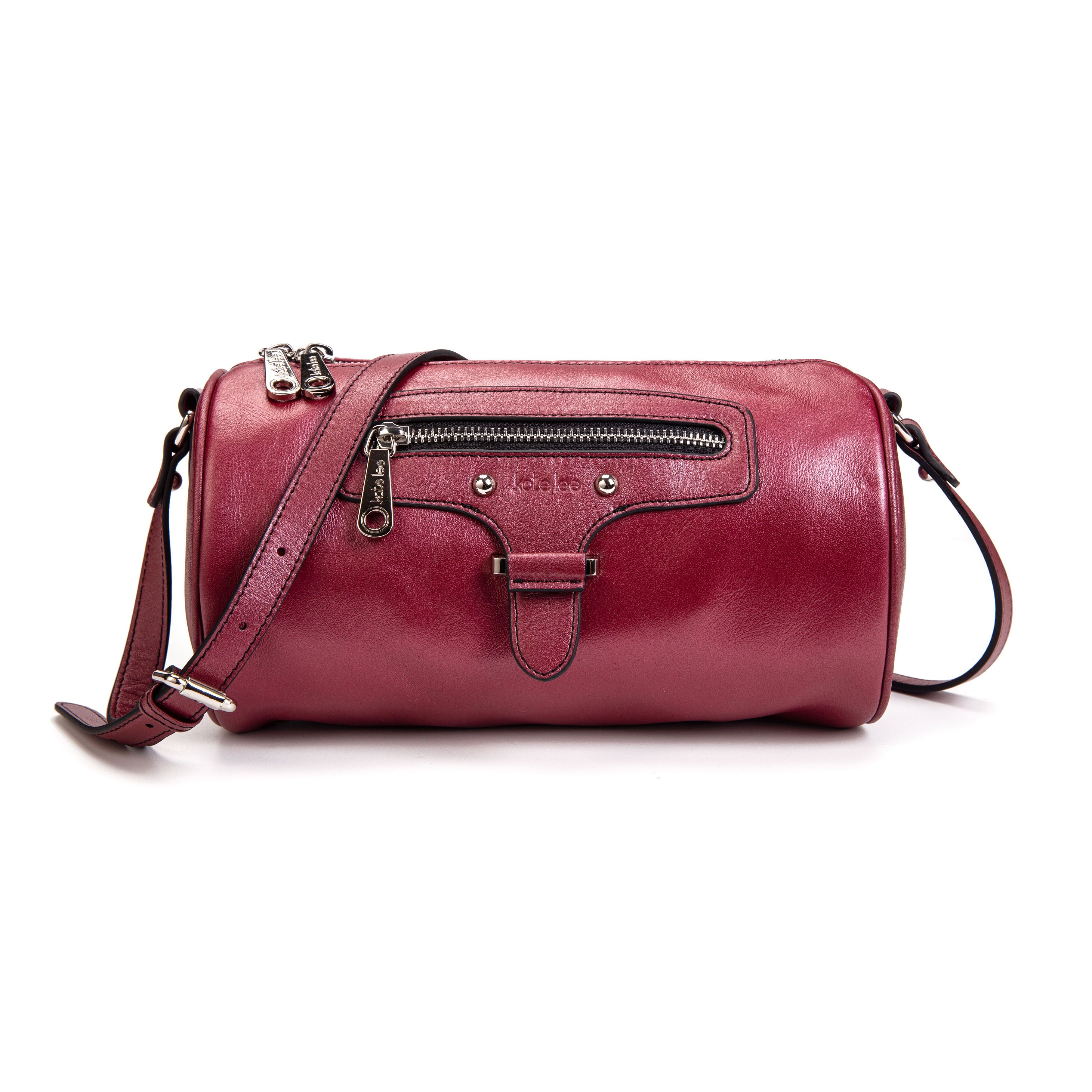 Camy rote Umhängetasche aus Leder