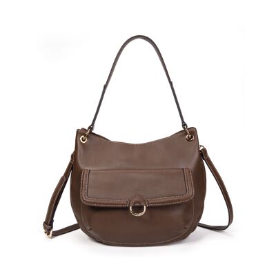 Ully Oak Hobo Leather Bag
