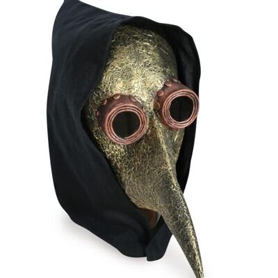 Maschera anti-peste a mezza maschera con cappuccio – 1 pezzo – Adulto