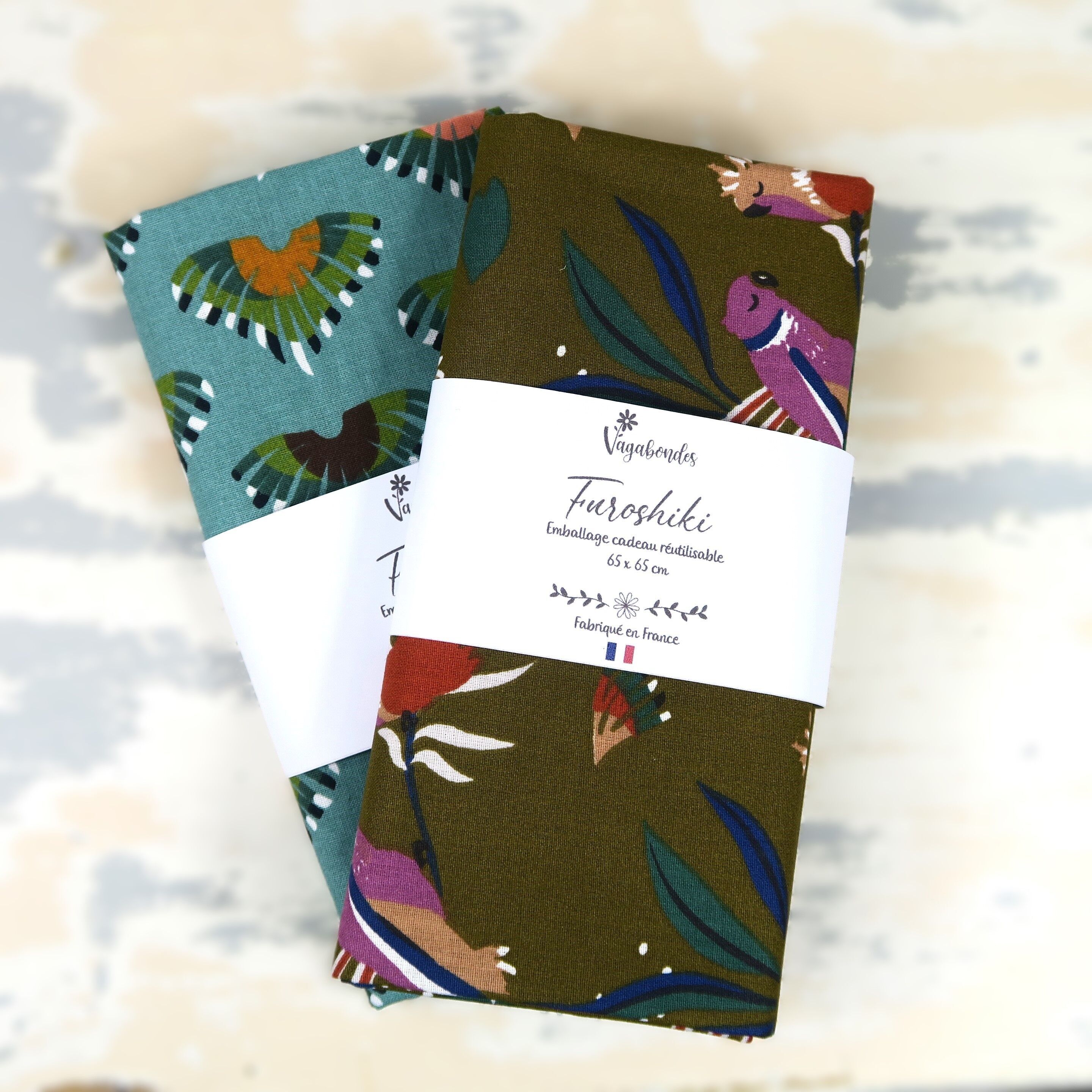 Confezione regalo riutilizzabile - Furoshiki - Kodoko e Gaori