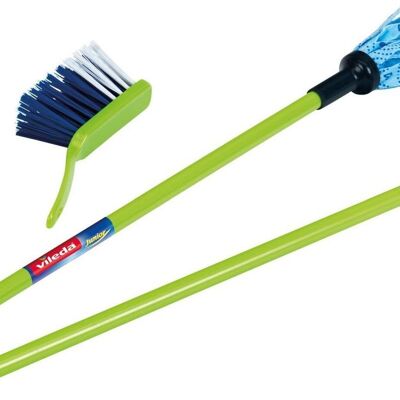 Vileda - Set mocio “Color line”, verde, 4 pezzi.