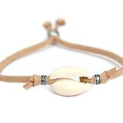 Muschelarmband Strand natur