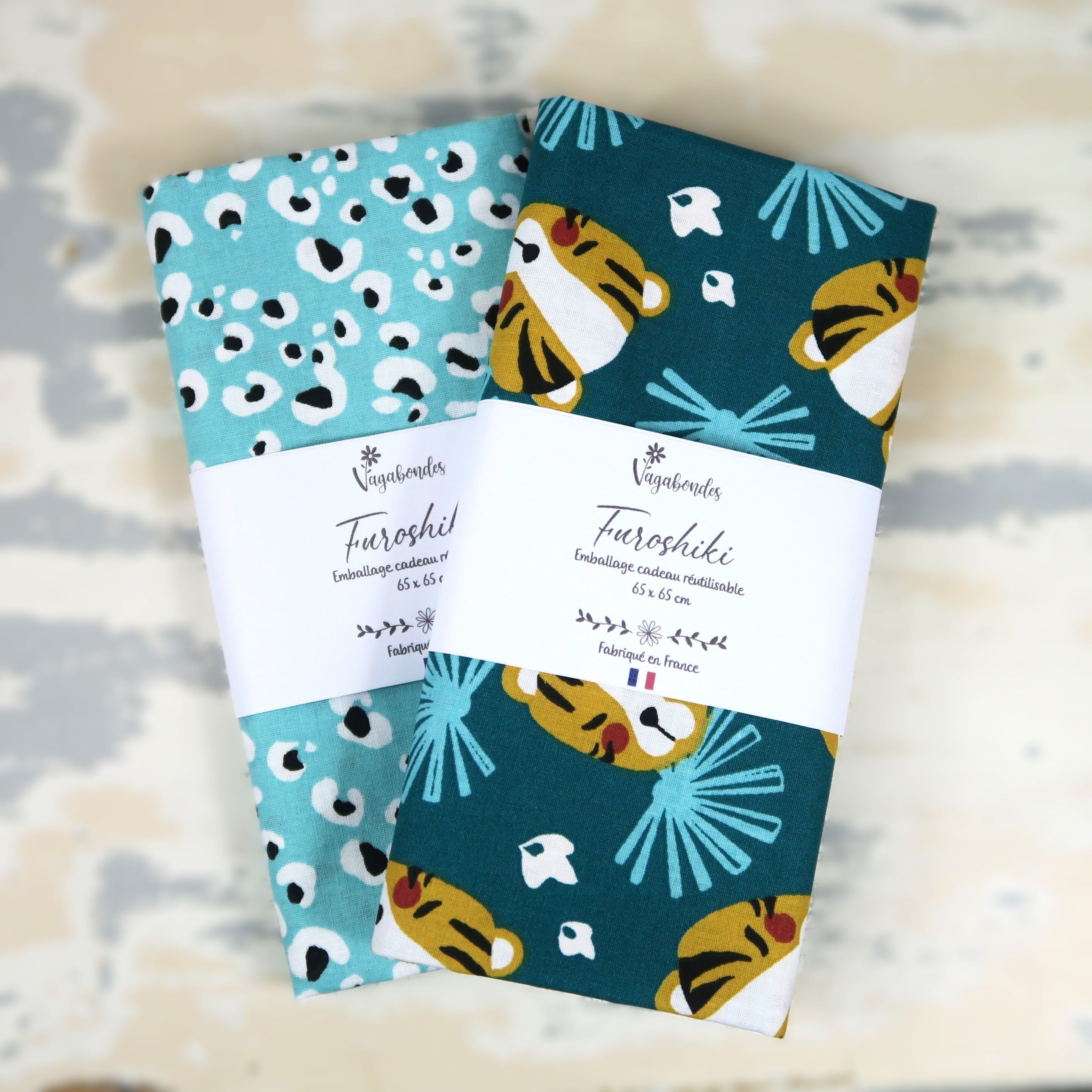 Carta da regalo riutilizzabile - Furoshiki - Leop & Nehila