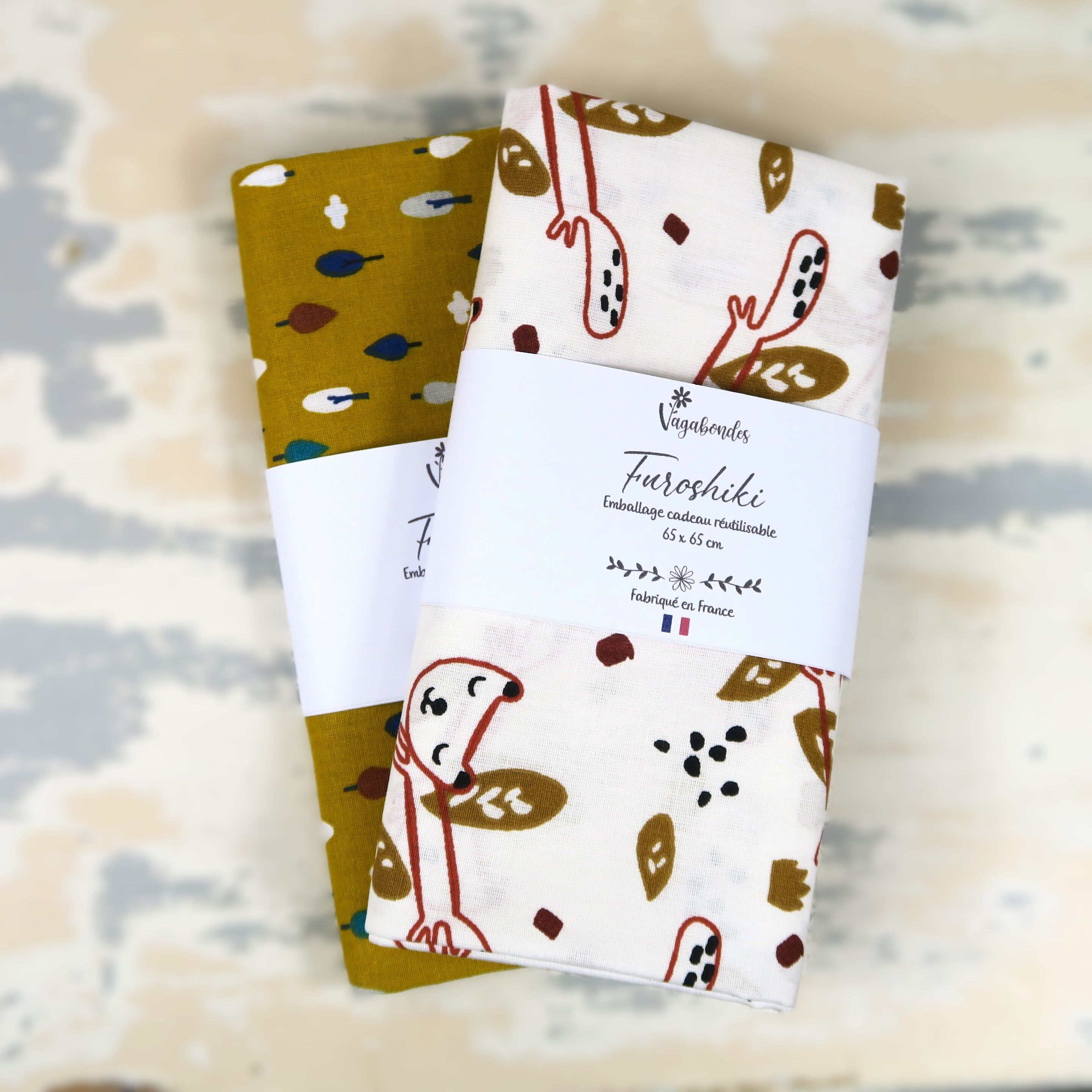 Carta da regalo riutilizzabile - Furoshiki - Nooky & Arbio