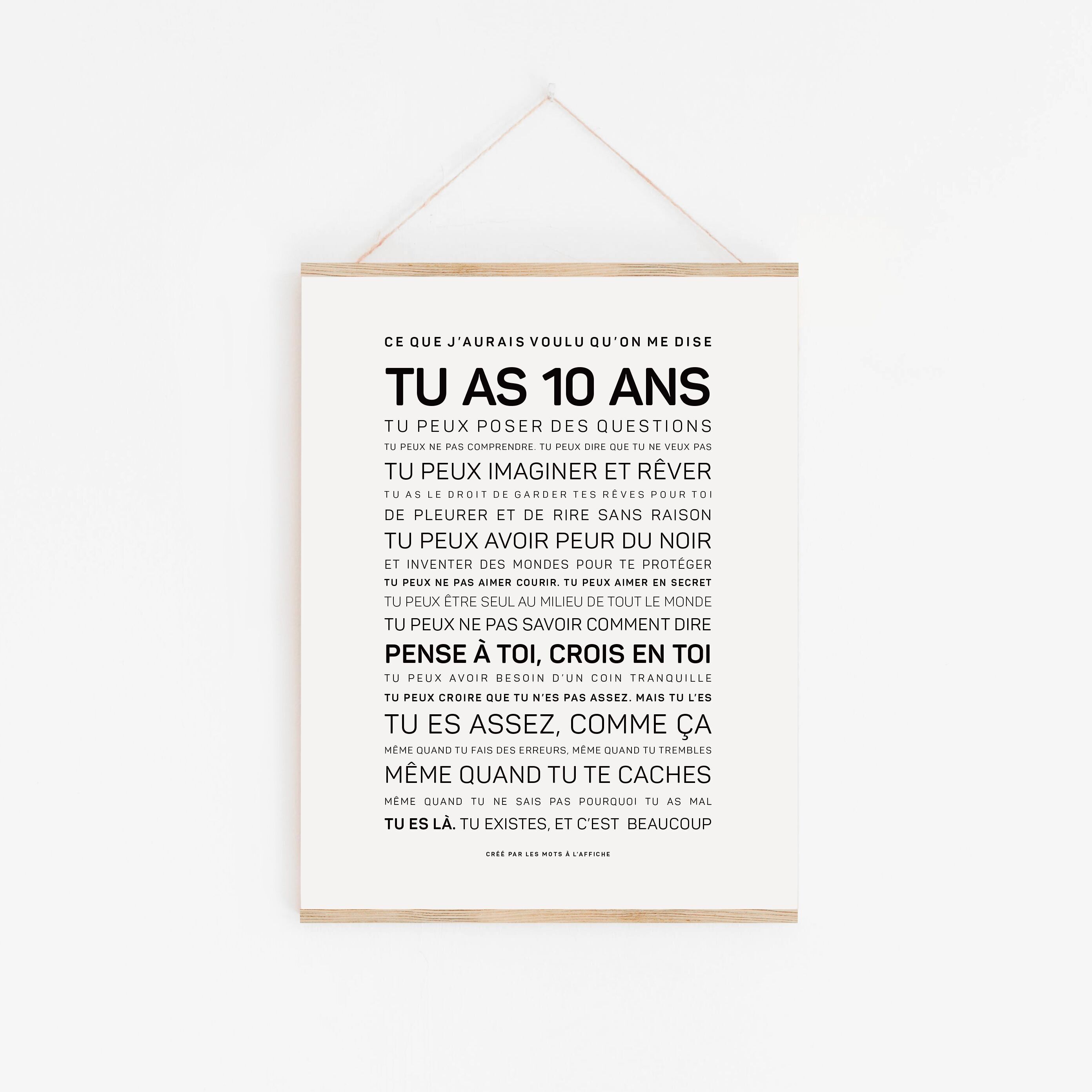 Tienes 10 años, lo que me hubiera gustado que alguien me dijera.