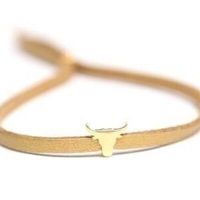 Buffalo bracelet gold