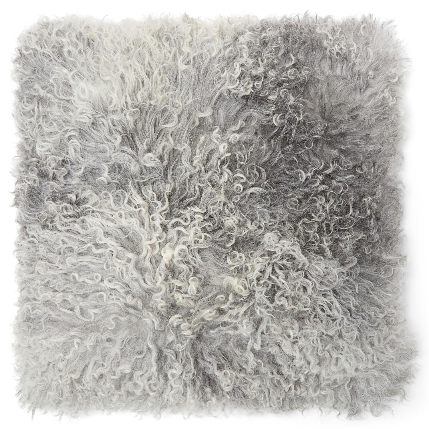 Fodera per cuscino SHANSI Tibetlamb - Grigio naturale