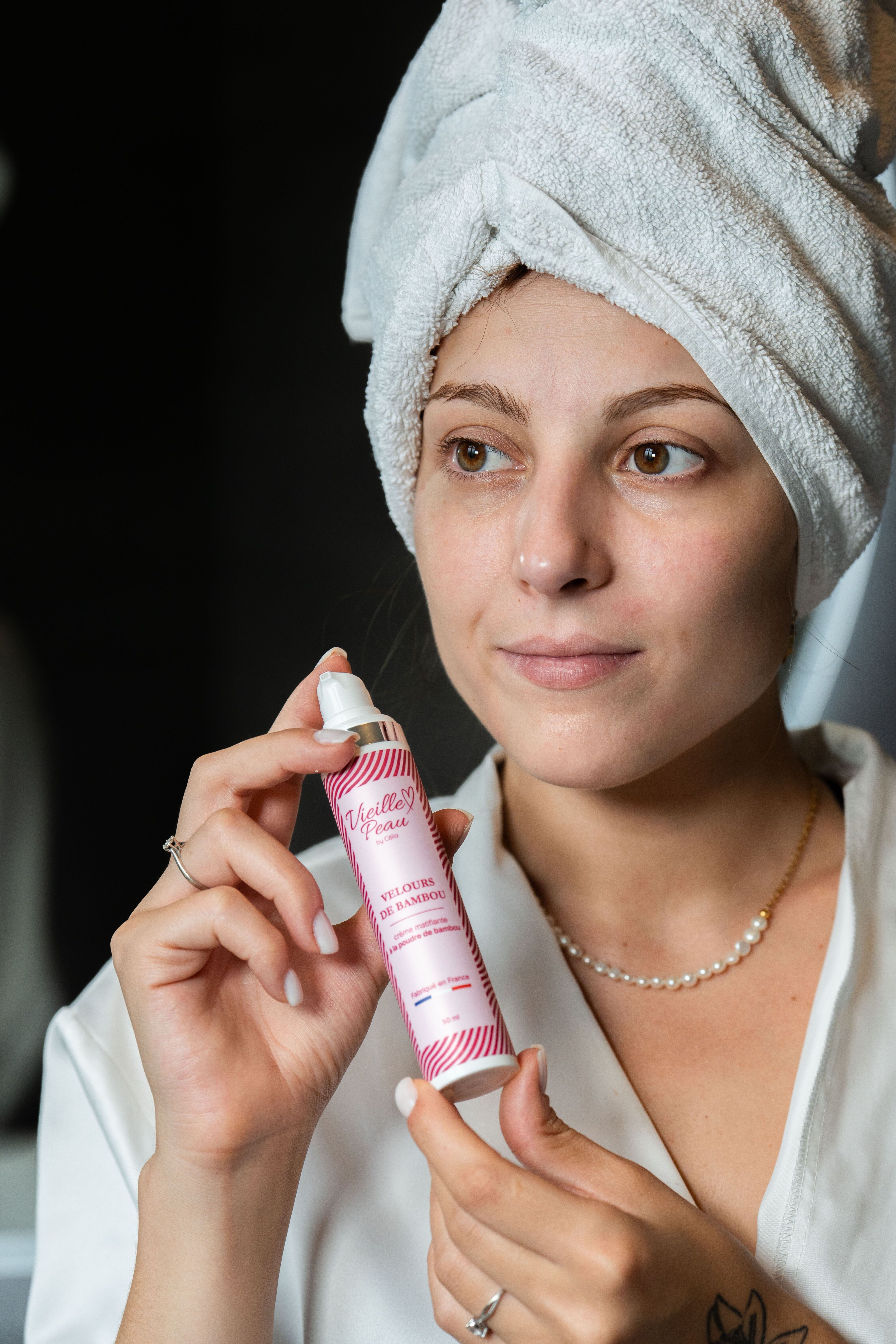 VELOURS DE BAMBOU - Crème rostro matifiante à la poudre de bambou 50ml