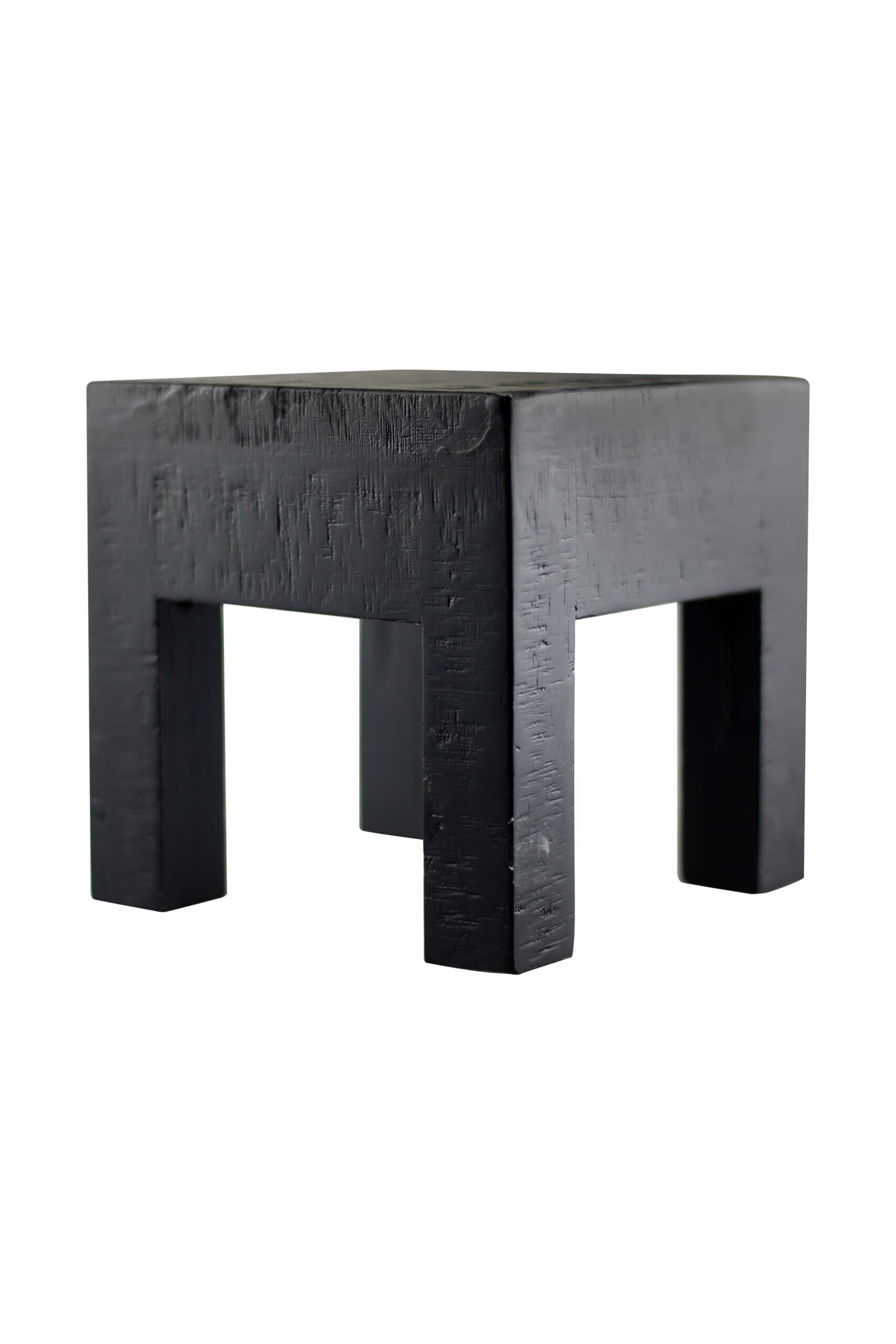 Tabouret rustique - Mini/Noir