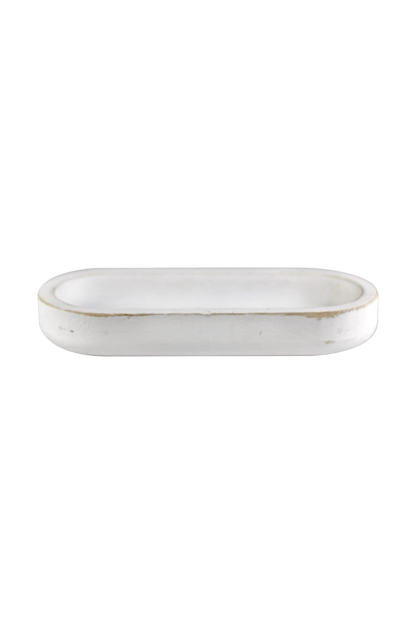 Small Tray - Whitewash