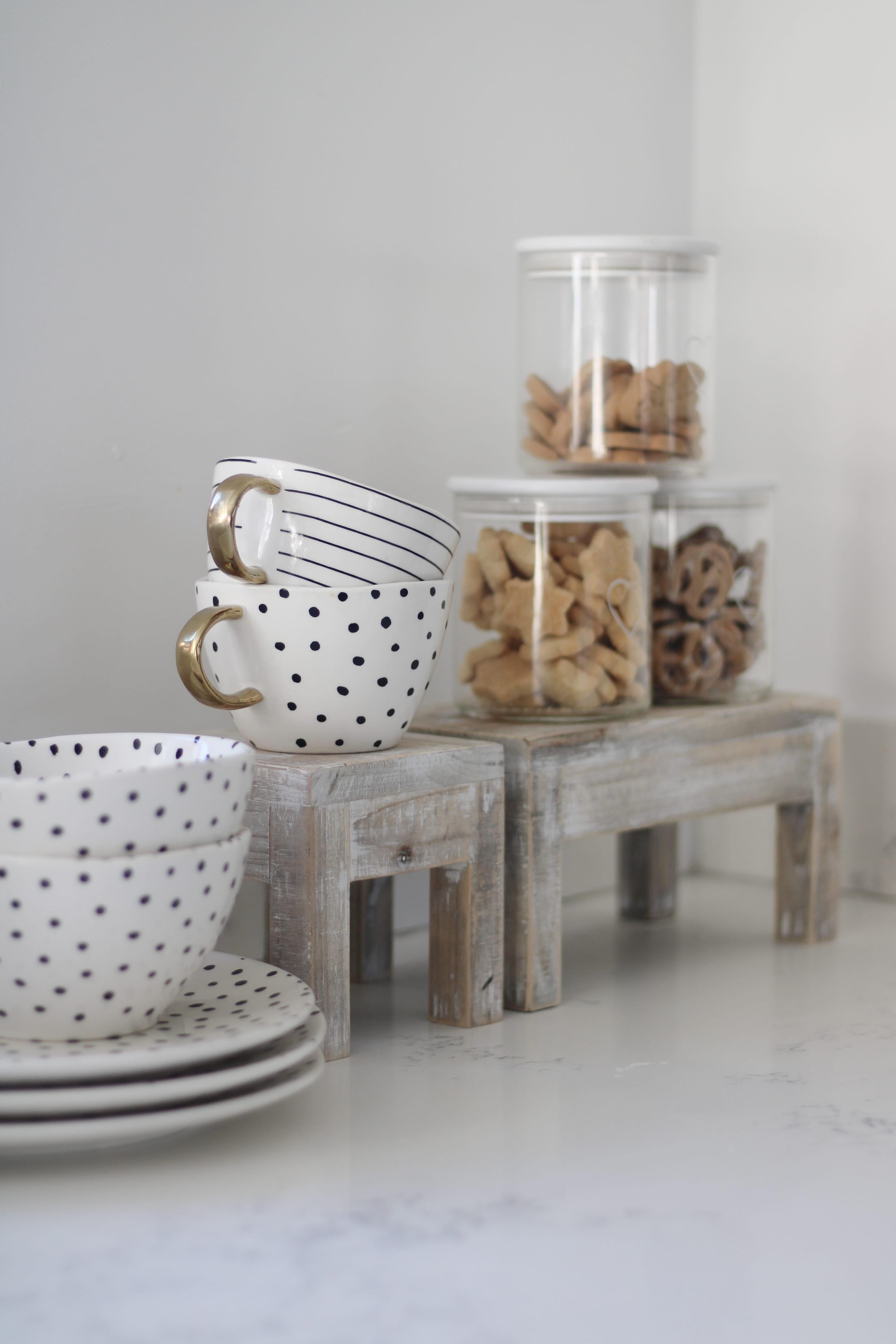 Tabouret rustique - Long/Naturel