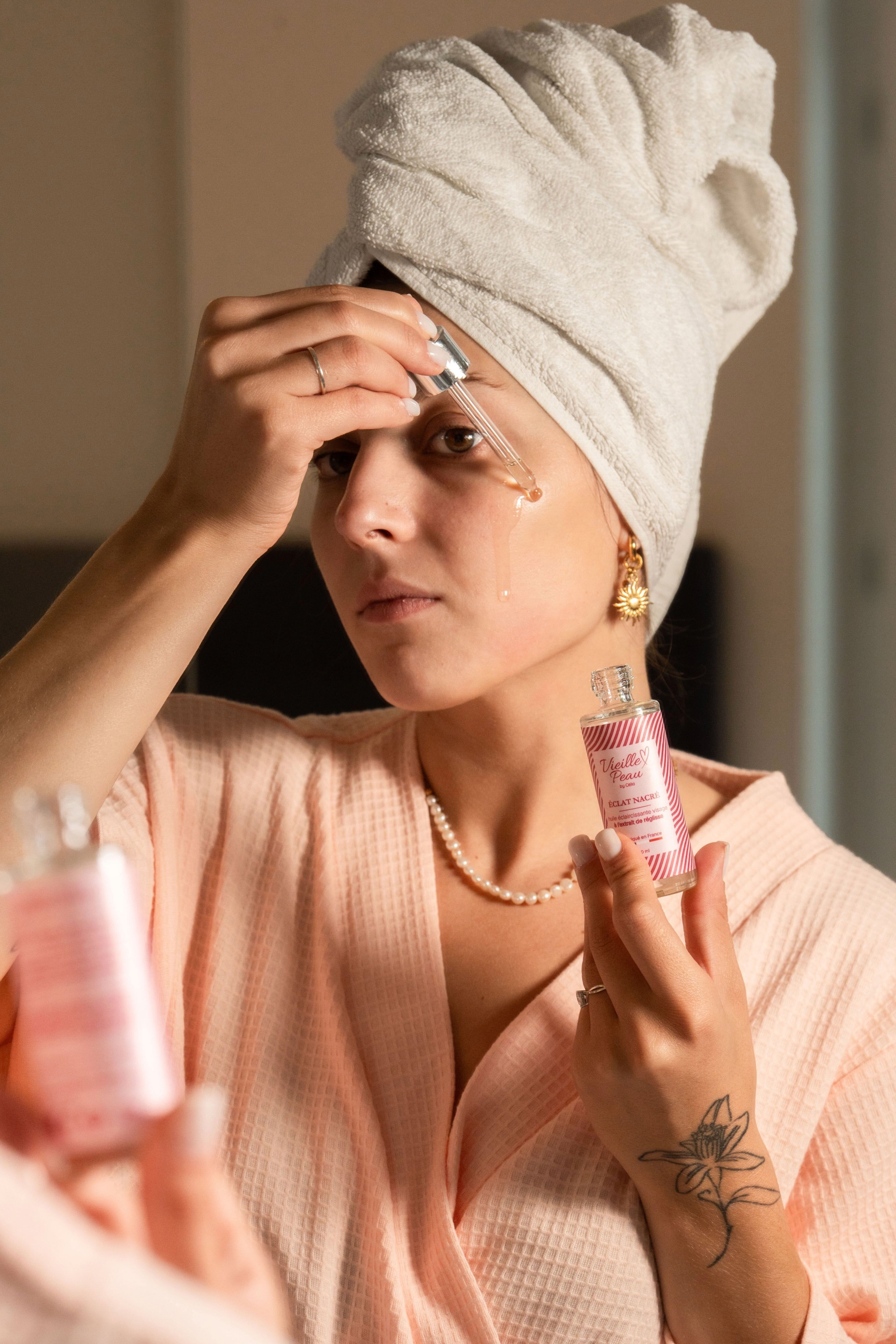 ÉCLAT NACRÉ - Huile éclaircissante rostro à l'extrait de réglisse 30ml