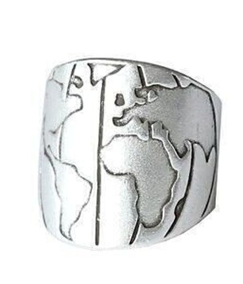 Ring Earth silver
