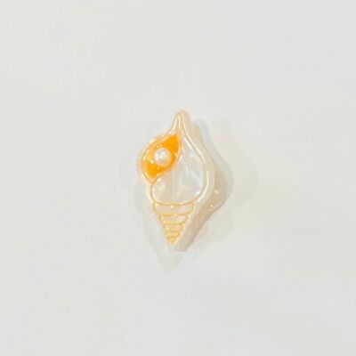 Accessoire cheveux petite pince coquille conque