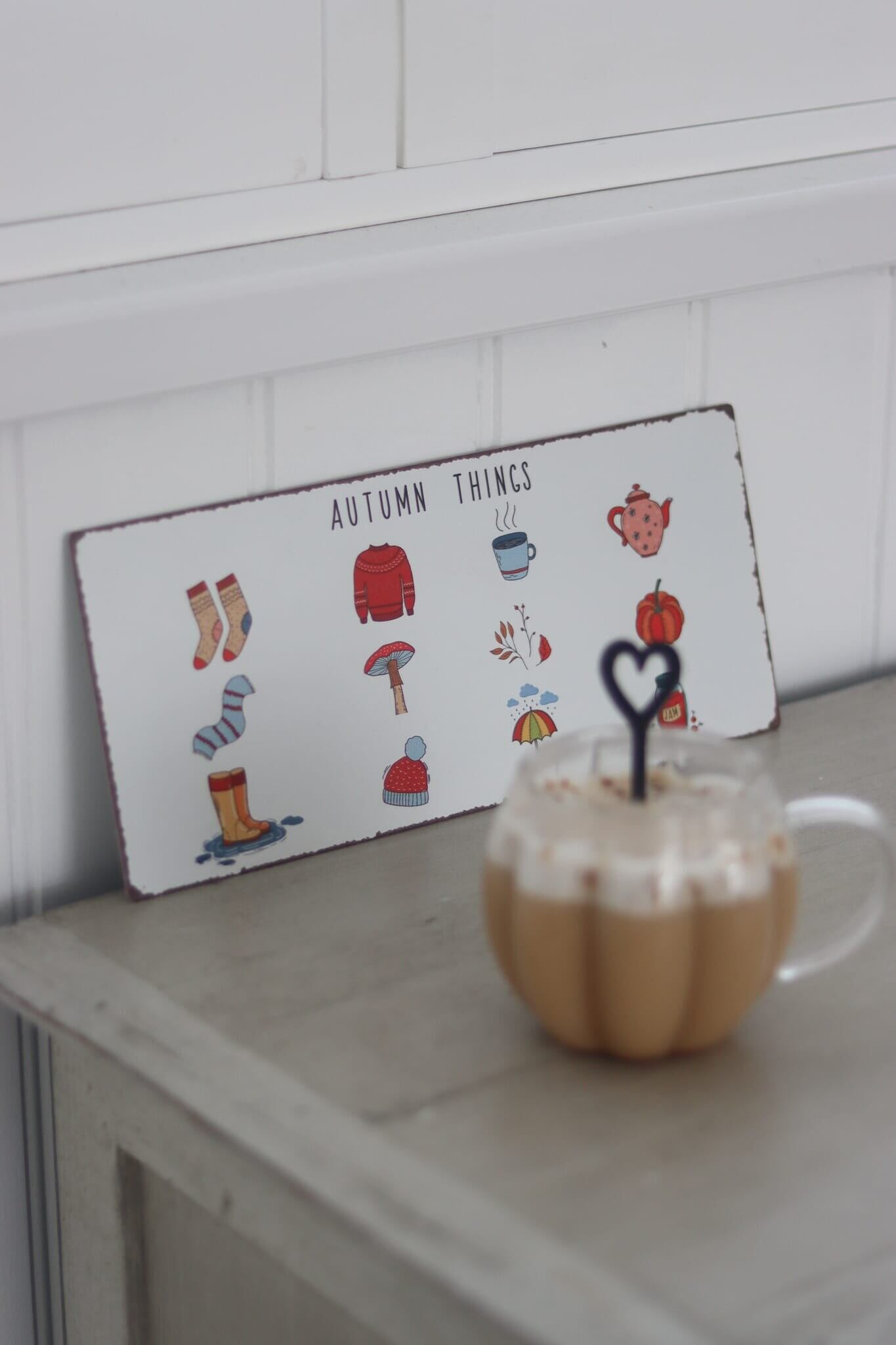 Panneau métallique « Autumn Feels »