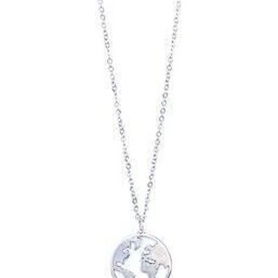 Necklace Earth silver
