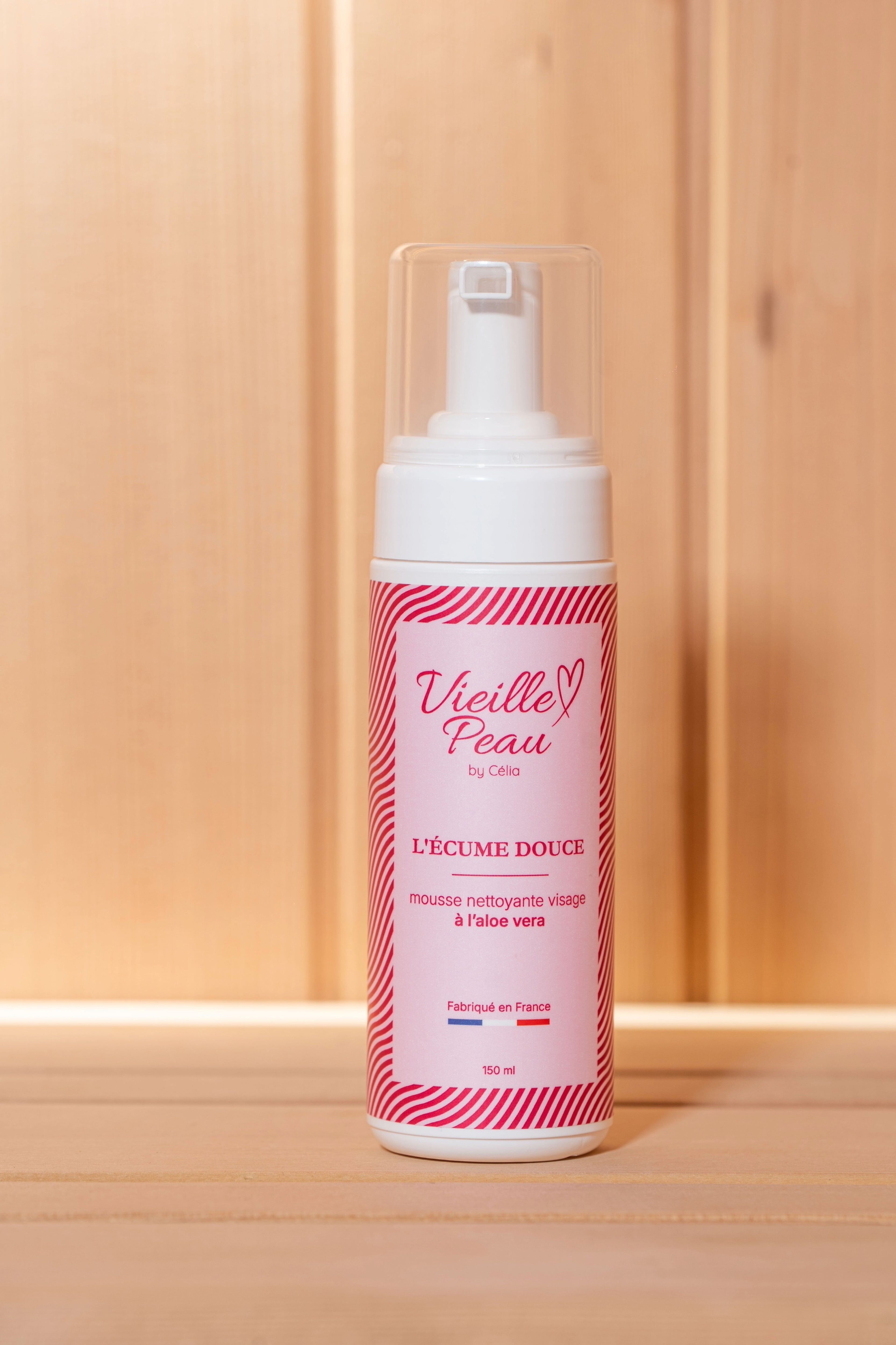 L'ÉCUME DOUCE - Mousse nettoyante visage à l'aloe vera 150ml