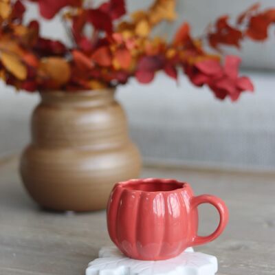 Mini Pumpkin Mug - Apricot
