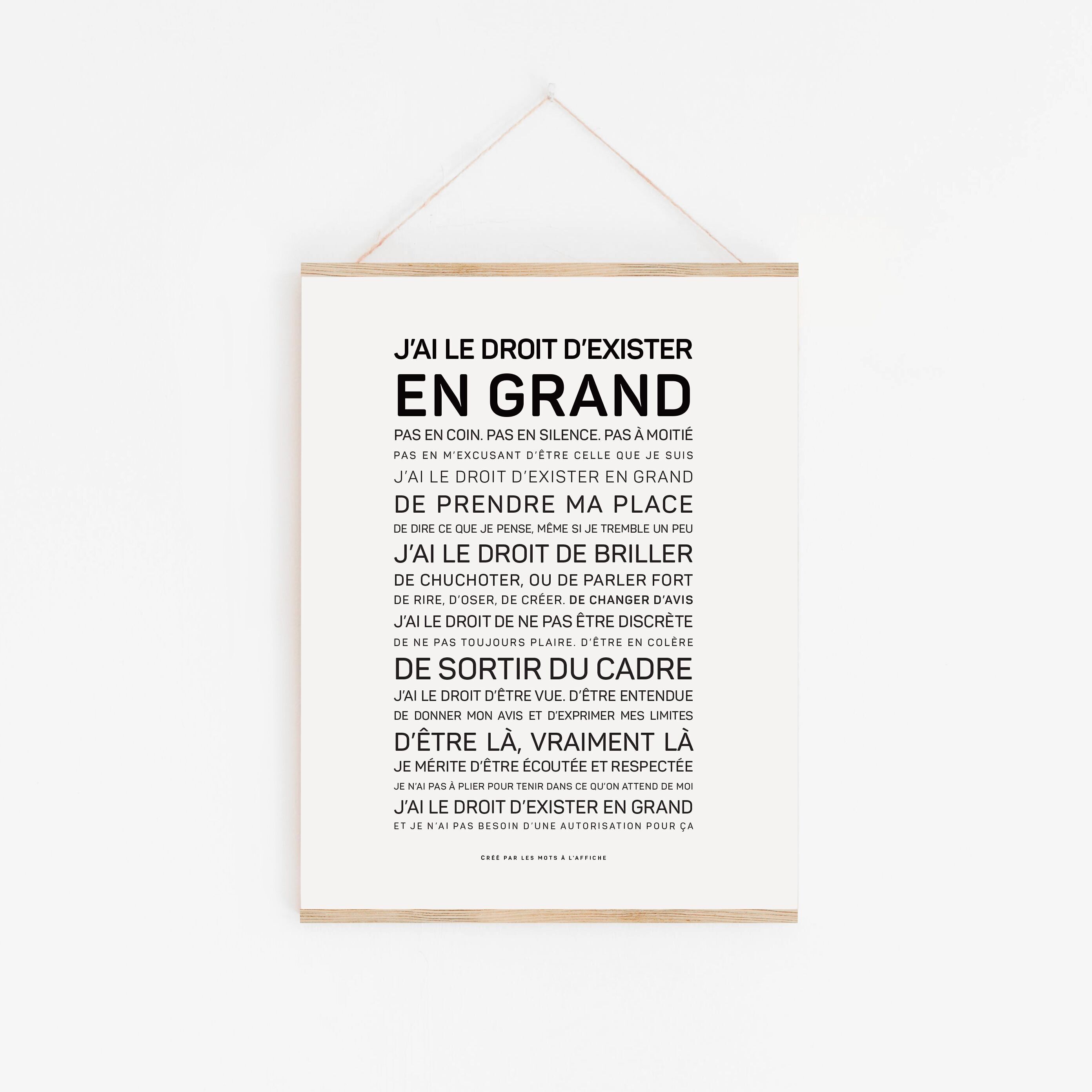 Tengo derecho a existir a lo grande