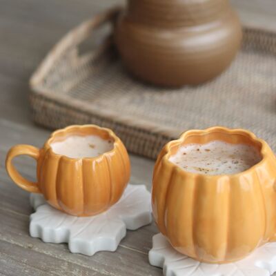 Mini Pumpkin Mug - Ochre