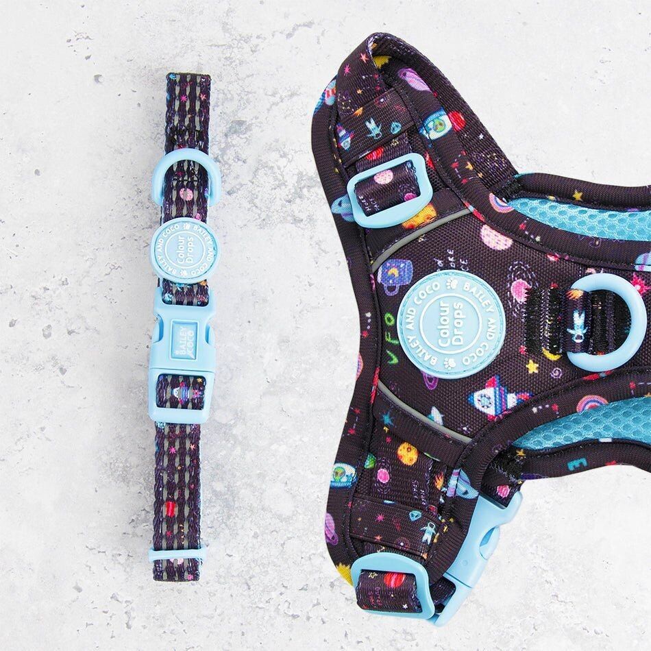 Collar ajustable Trail & Glow® - COLOUR DROPS® - Space Paws