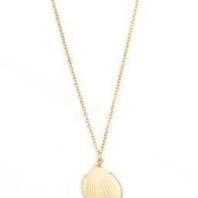 Ketting Shell gold edges