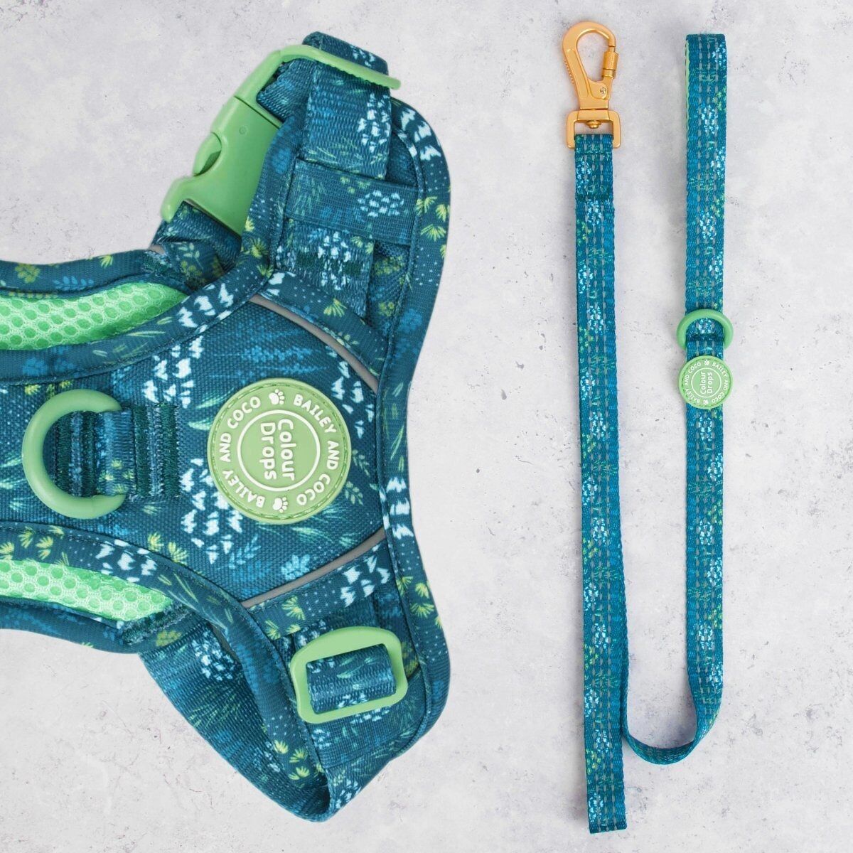 Correa para perros Trail & Glow® de 1,5 m - COLOUR DROPS® - Touch Grass