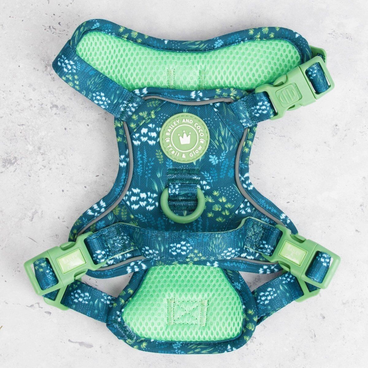 Trail & Glow Dog Harness - COLOUR DROPS® - Touch Grass