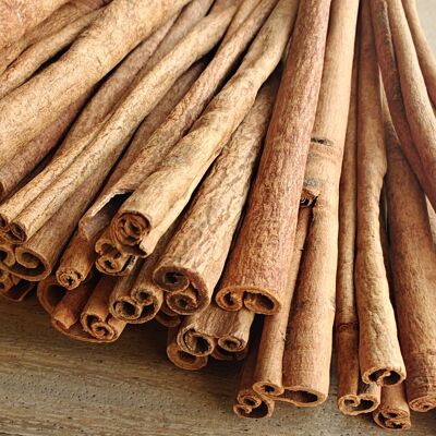 1 kg de bâton de cannelle A/AA 25 cm - cannelle - décoration - parfum - bâton - Noël - décoration - accessoires de composition florale