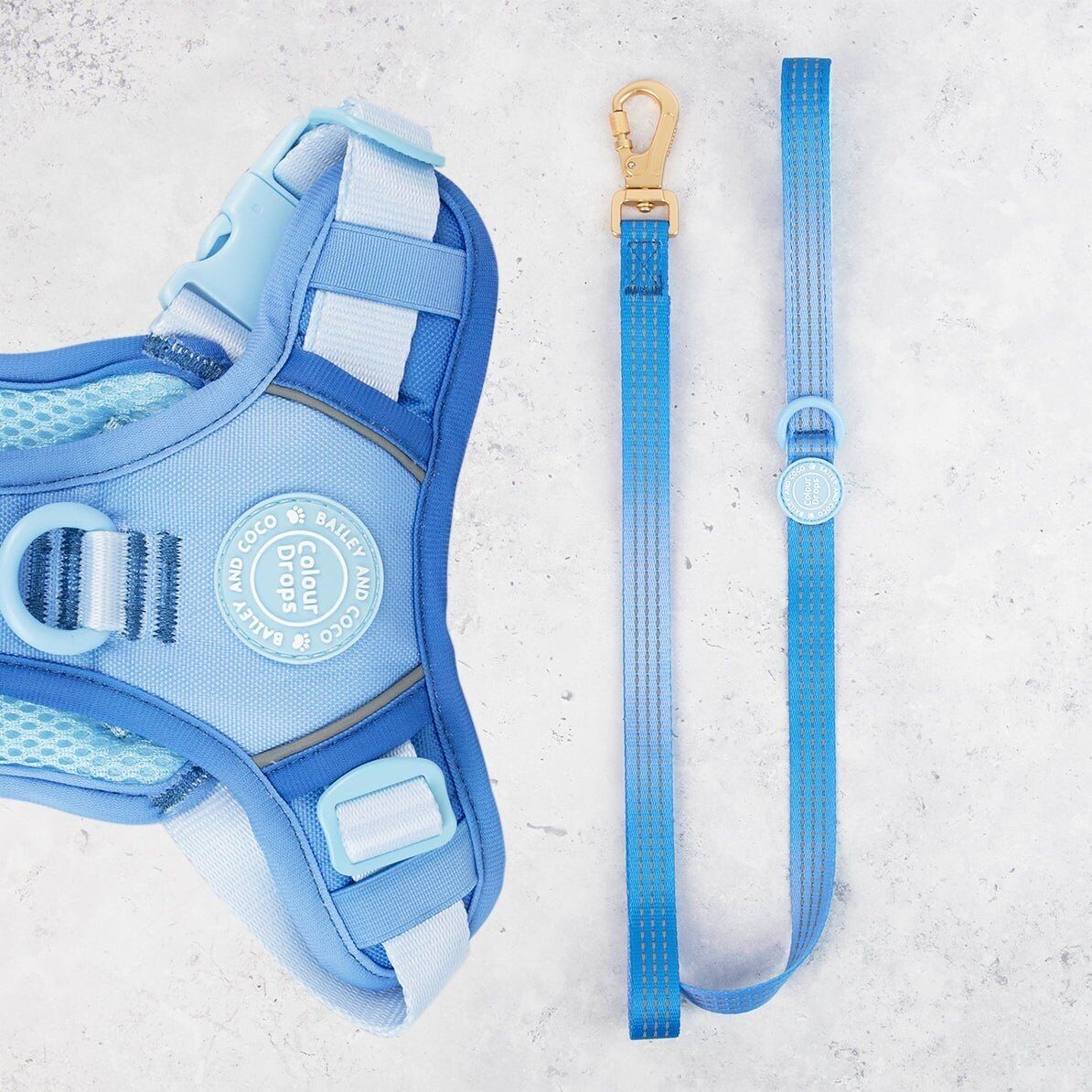 Correa para perros Trail & Glow® de 1,5 m - COLOUR DROPS® - Head in the Clouds