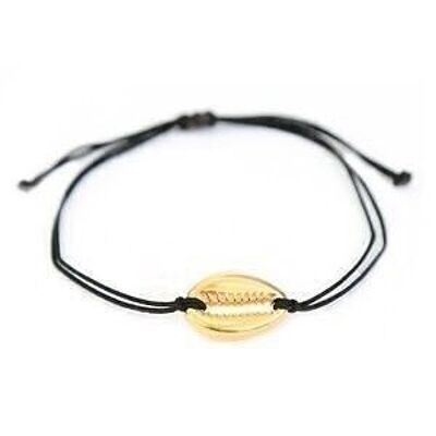 Pulsera concha de oro negro