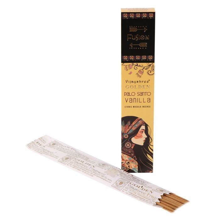Bâtonnets d'encens Golden Palo Santo et Vanille