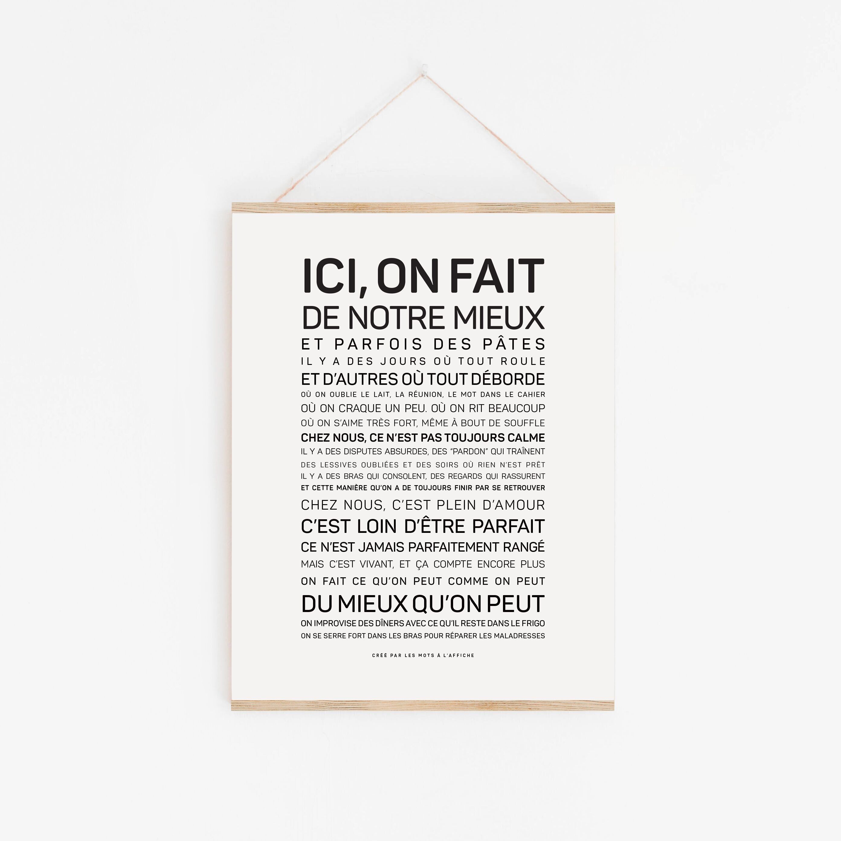 Aquí hacemos lo mejor que podemos