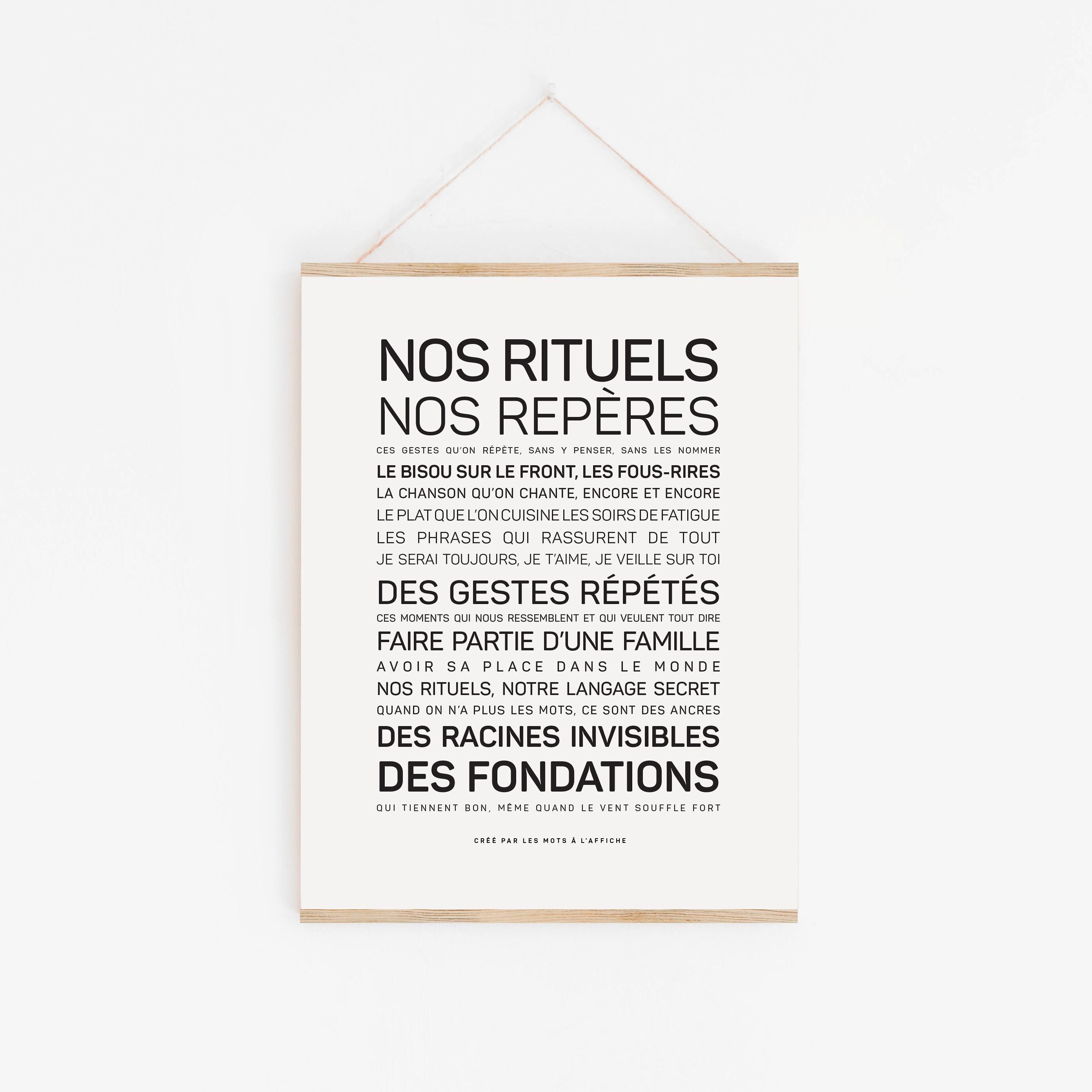 Nuestros rituales, nuestros puntos de referencia