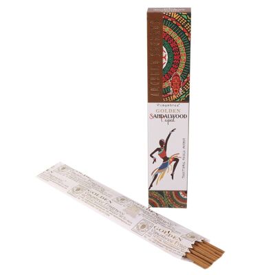Incienso de copal y sándalo Golden Ancient Series Vijayshree