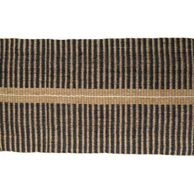 NYUNGU: Felpudo de sisal tejido natural y negro