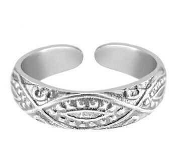 Bague d'orteil Inca (argent véritable) 1