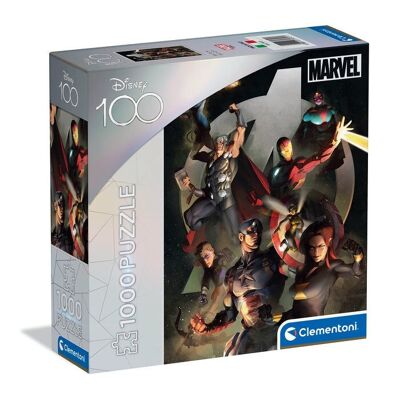 Clementoni 39721 - Puzzle 1000 pièces Disney 100 - Marvel