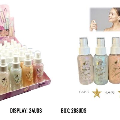 SPRAY LUCENTEZZANTE CRISTALLO POLVERE DI FATA
