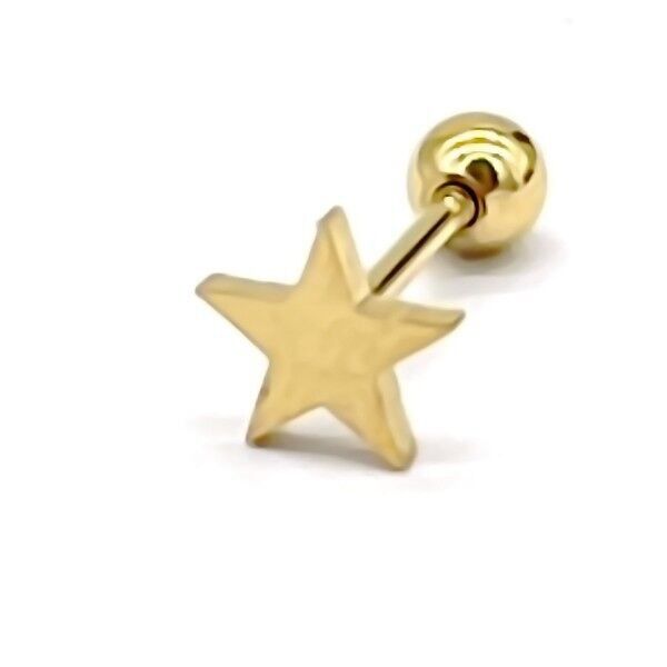 Do-F7.1 E620-003G S.Piercing all'orecchio in acciaio 316L da 5 mm