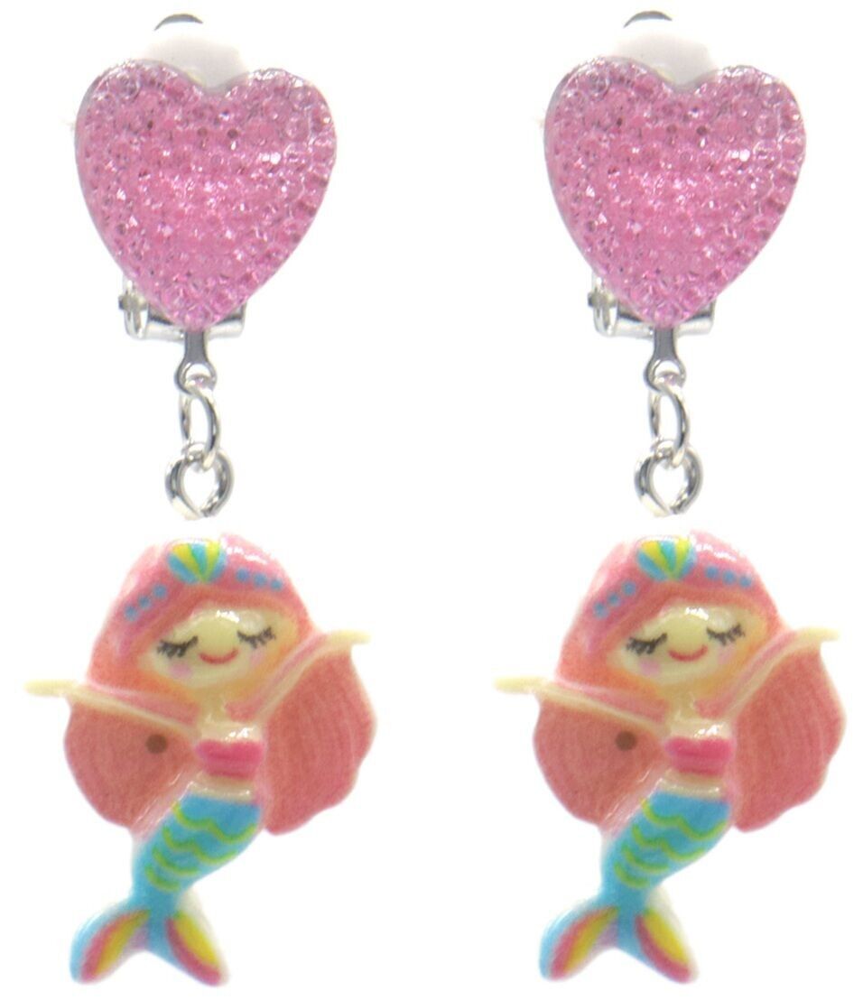 A-C8.3 E1030-006 Orecchini a clip per bambini - Sirena