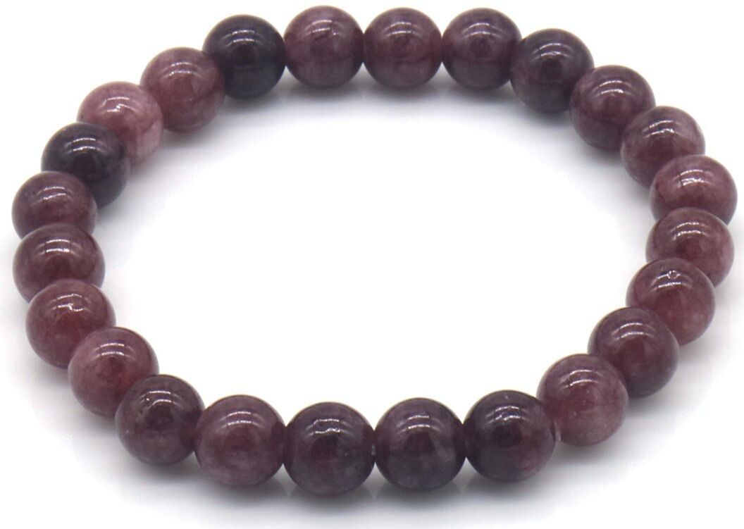 H-A21.2 B2574-014 Braccialetto Moda Pietre 8mm Calcedonio