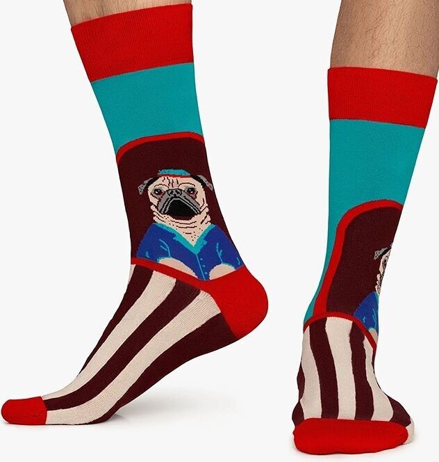 S-C7.1 SOCK2512-037 Paio di calzini taglia 38-45 Cane