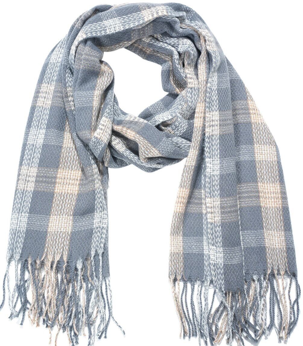Z-C3.4 SCARF705-185-4 Écharpe douce à carreaux 180x70cm